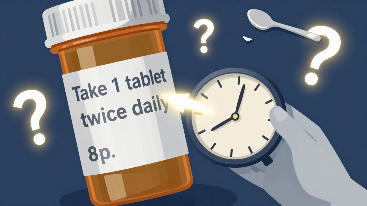 How to Read Prescription Dosage Instructions: Frequency and Timing Explained