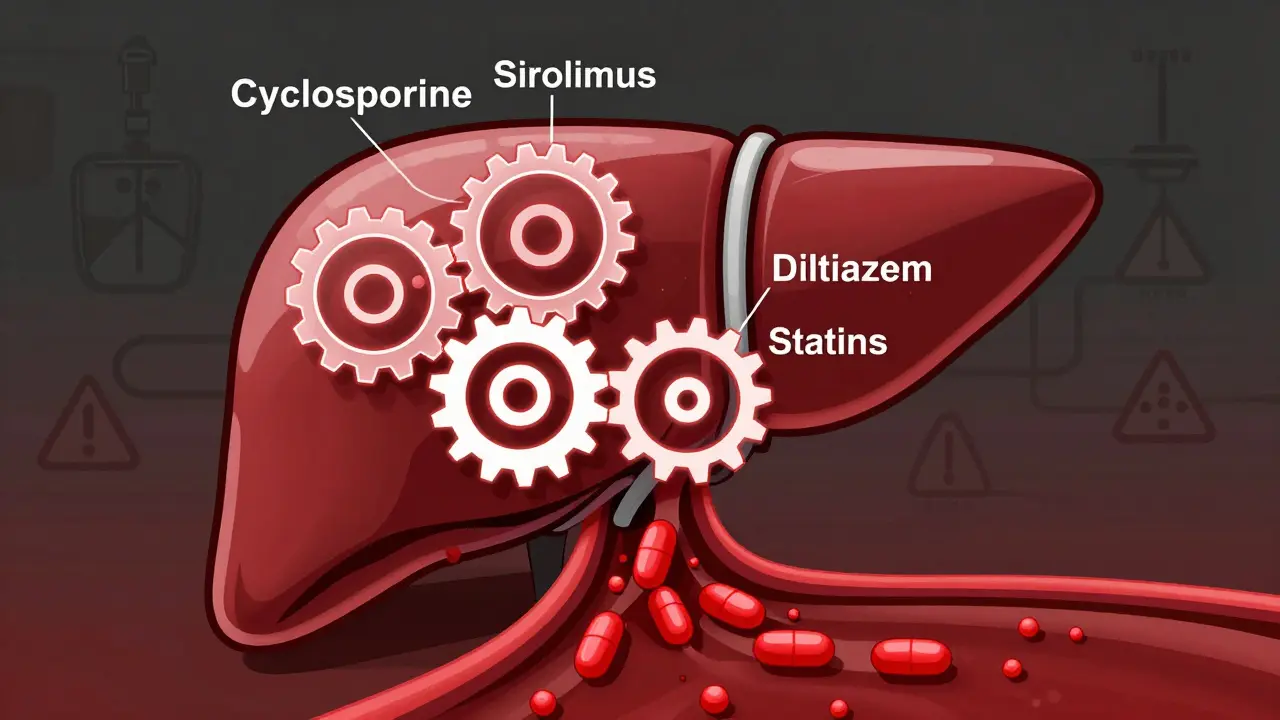Cyclosporine and Drug Interactions: How CYP3A4 Inhibition Affects Your Medications